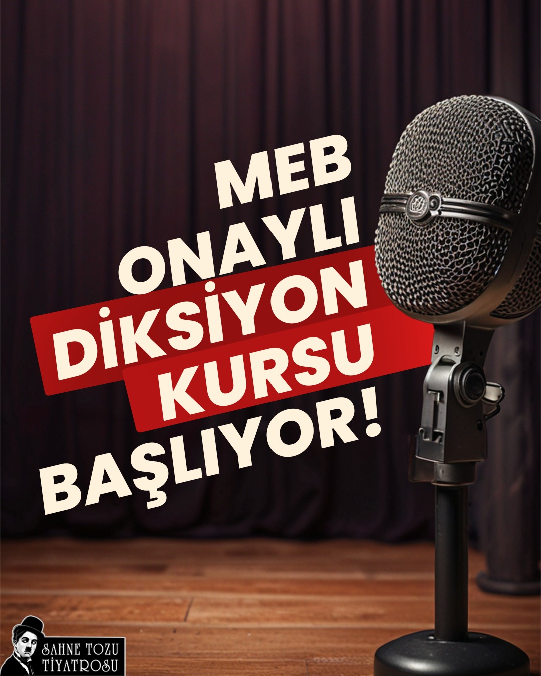 Sahne Tozu | Haber - DİKSİYON VE ETKİLİ KONUŞMA DERSLERİ BAŞLIYOR!