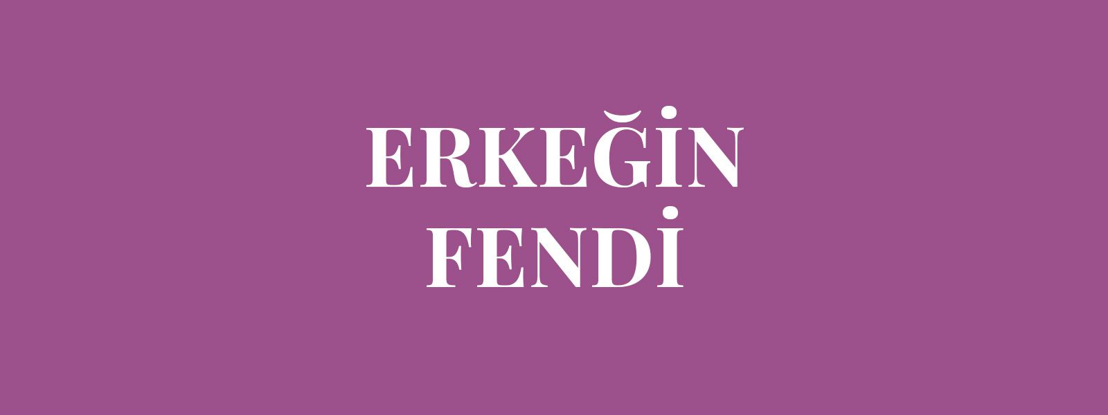 ERKEĞİN FENDİ resmi