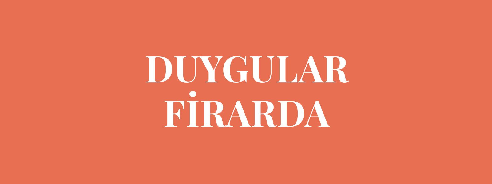 DUYGULAR FİRARDA resmi